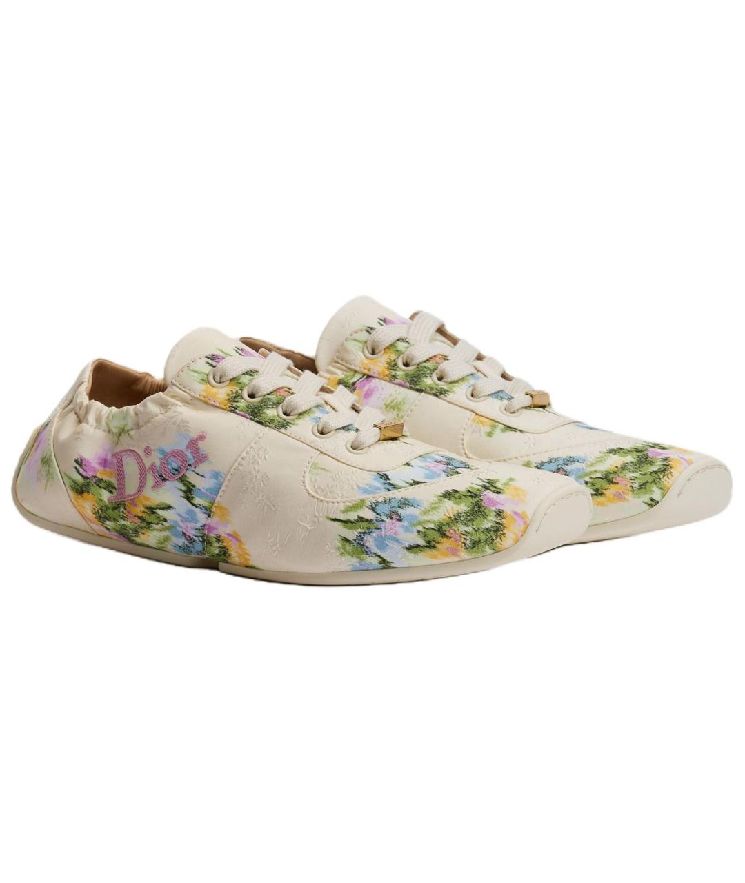 CHRISTIAN DIOR Желтые кеды, фото 3