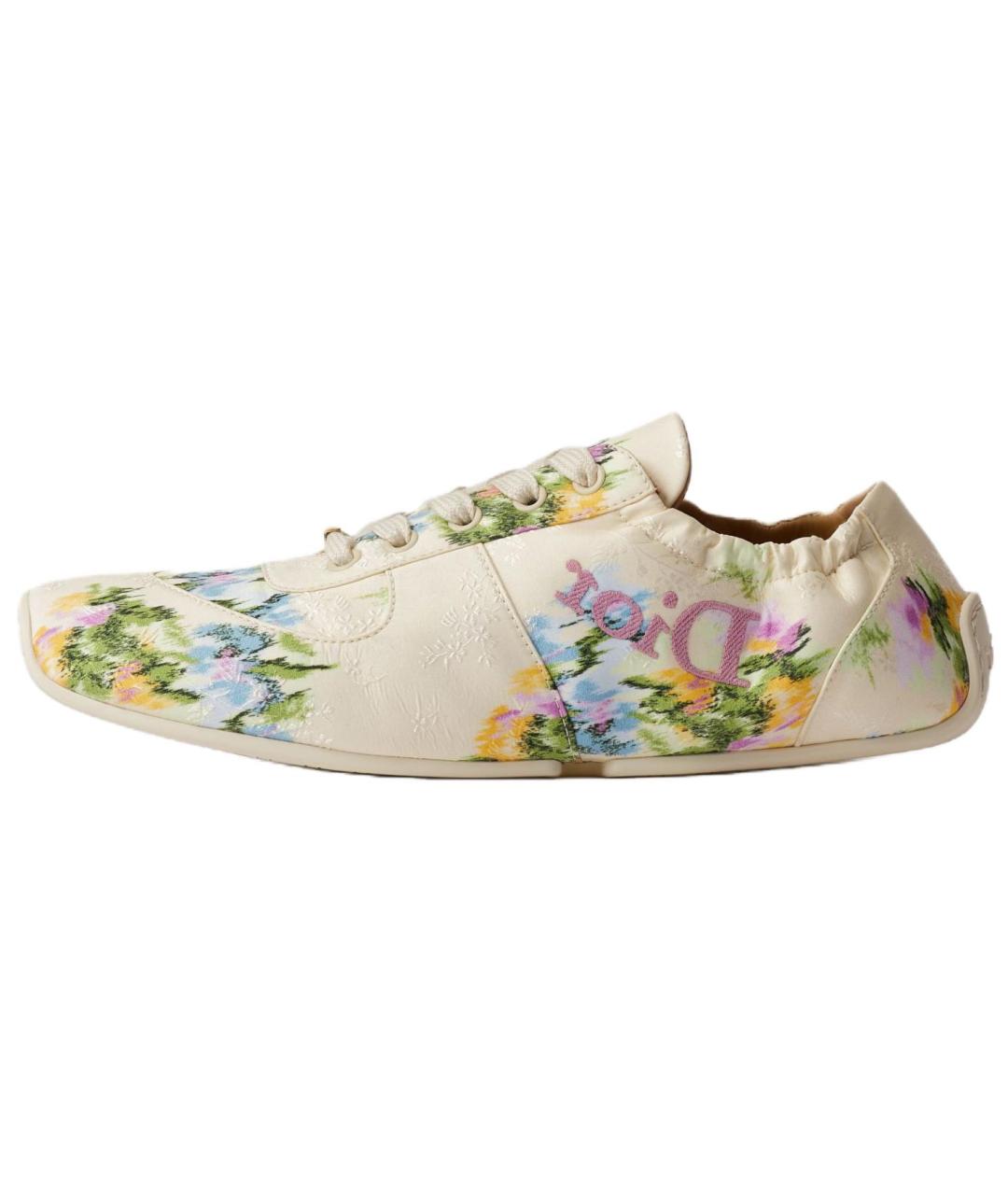 CHRISTIAN DIOR Желтые кеды, фото 2