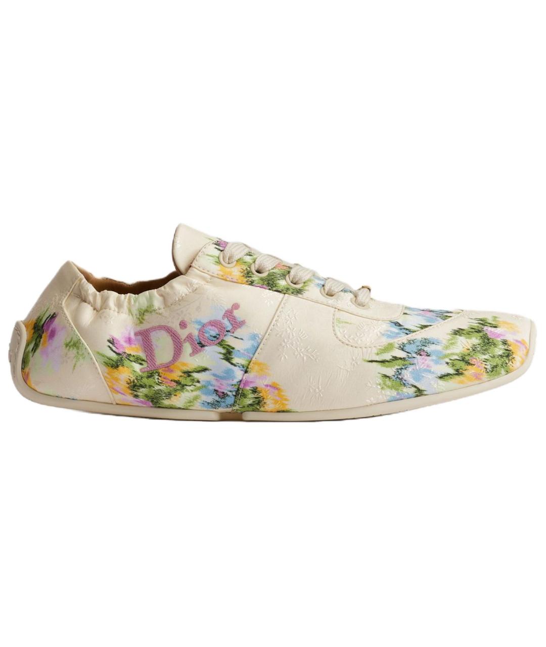 CHRISTIAN DIOR Желтые кеды, фото 1