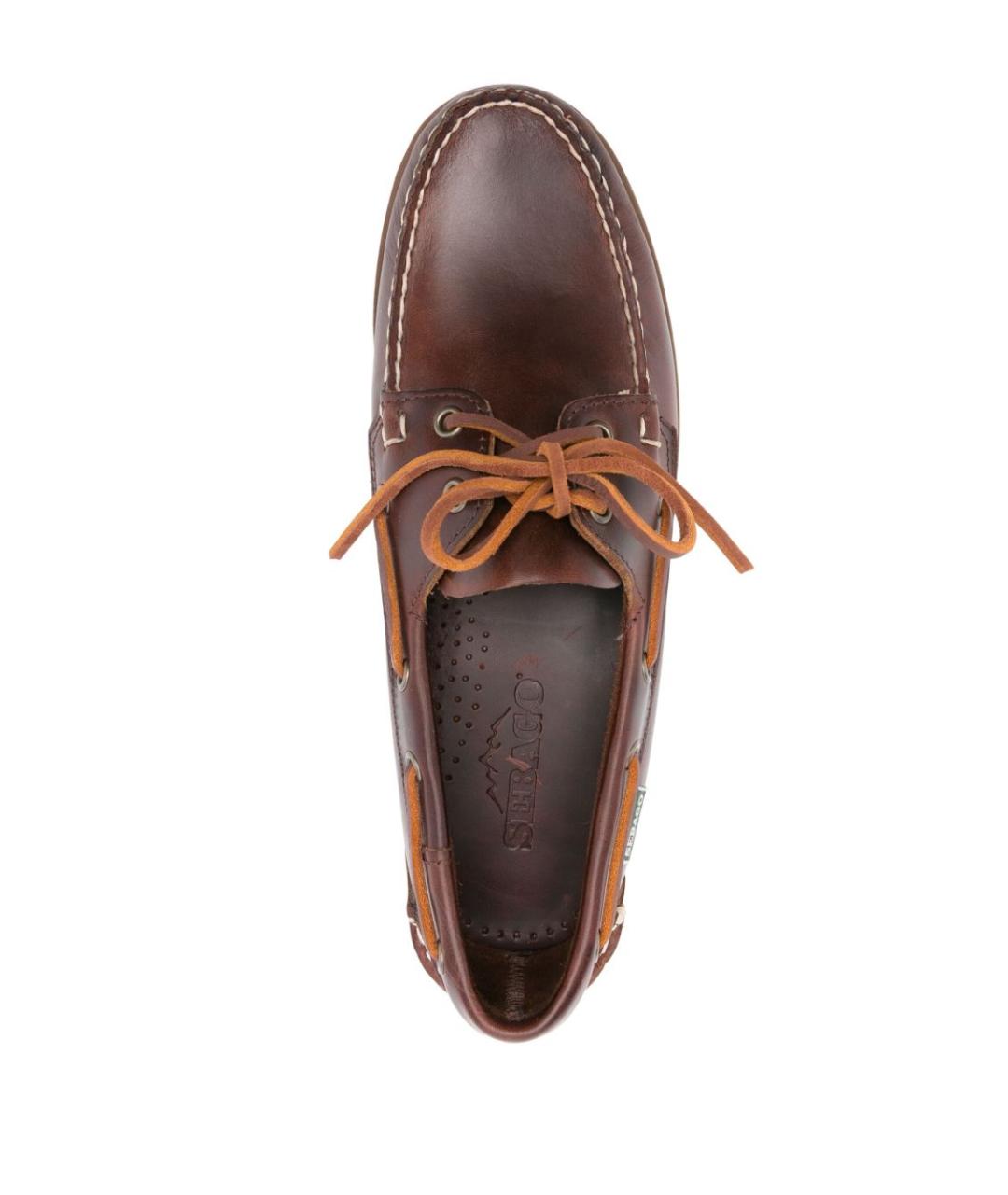 SEBAGO Коричневые кожаные лоферы, фото 3