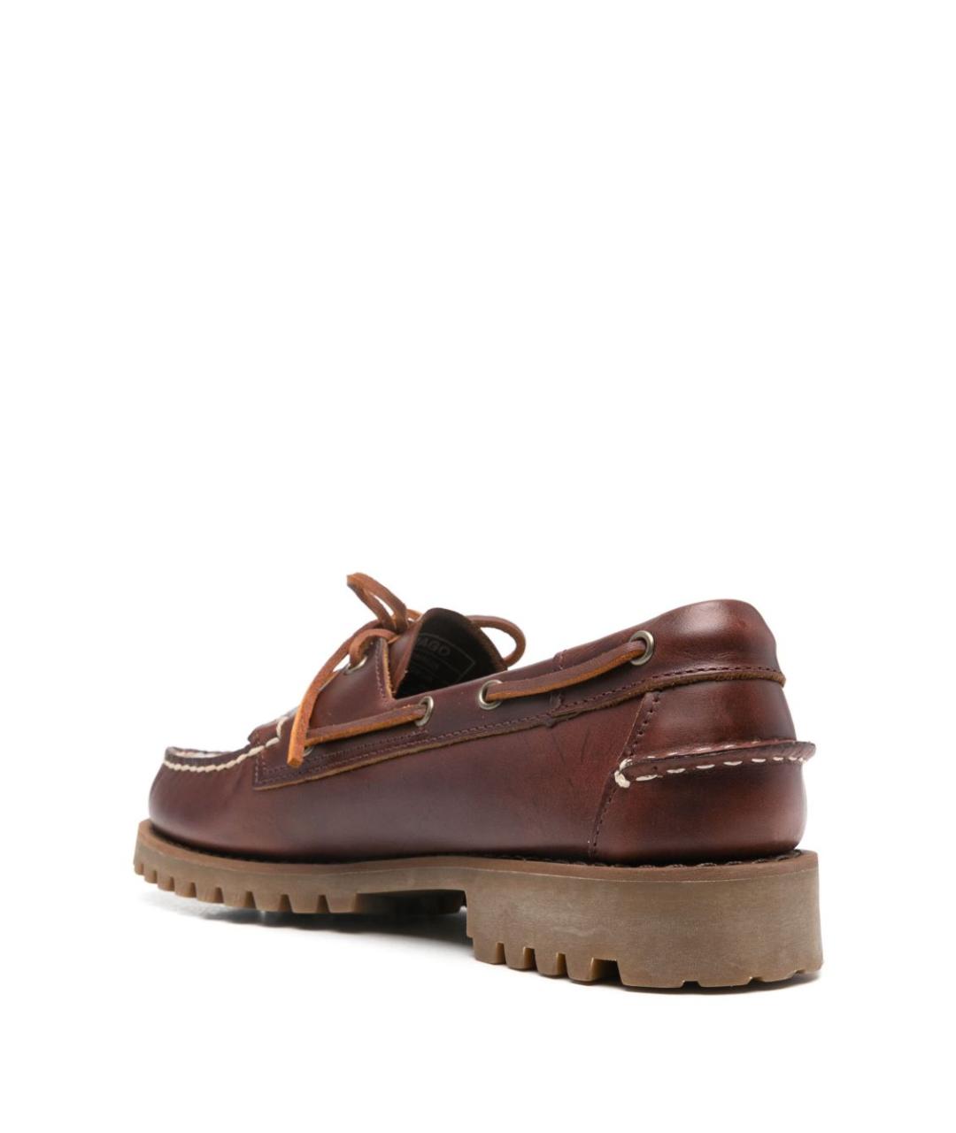 SEBAGO Коричневые кожаные лоферы, фото 2
