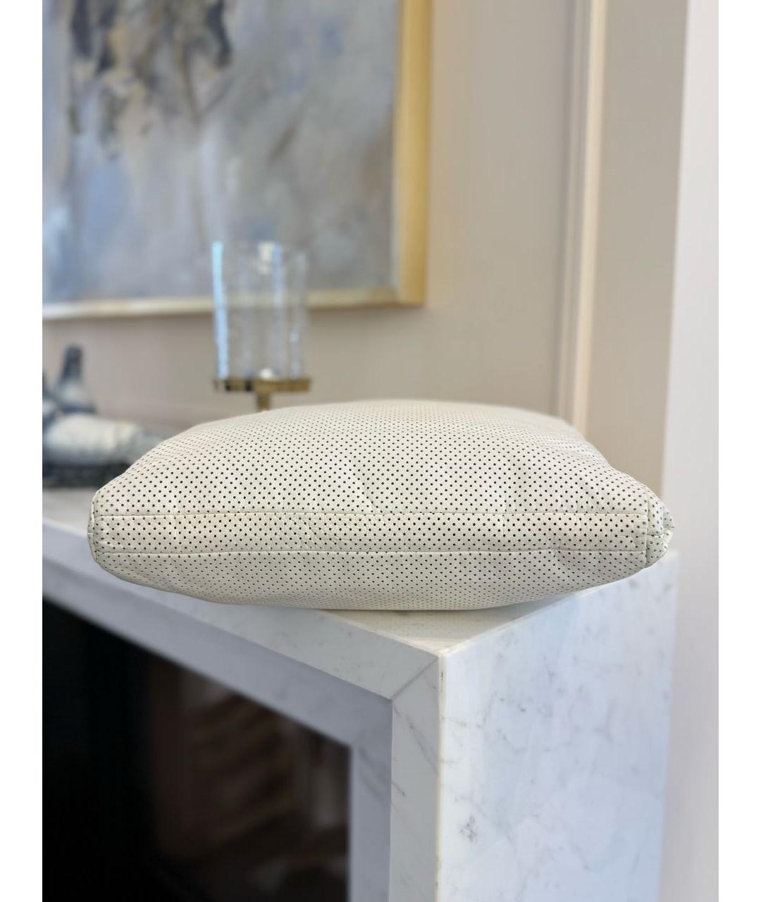 CHANEL Белая кожаная сумка тоут, фото 5