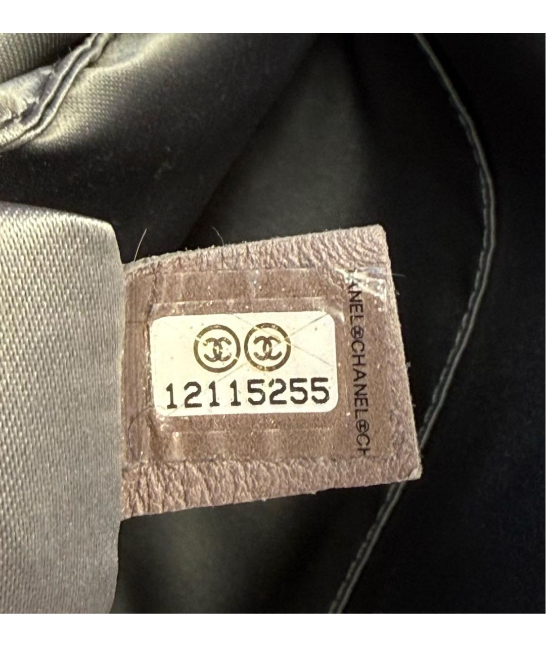 CHANEL Белая кожаная сумка тоут, фото 8