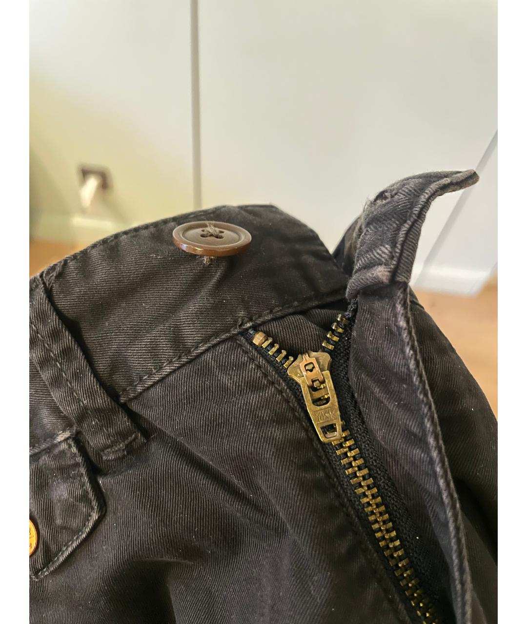 BARBOUR Черные хлопковые брюки чинос, фото 6