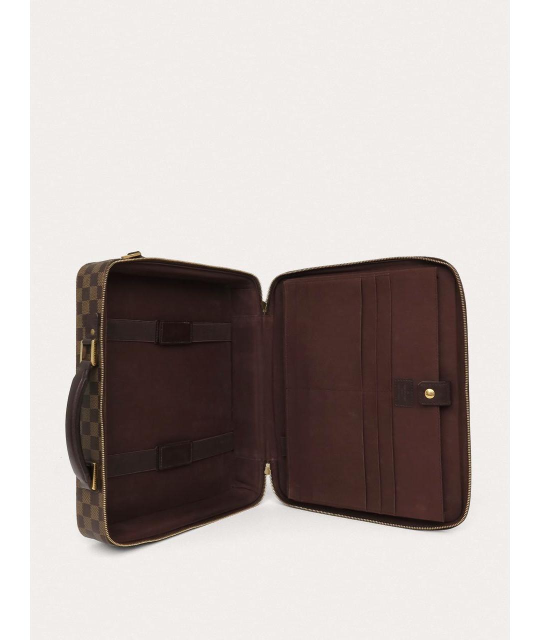 LOUIS VUITTON Коричневый портфель, фото 4