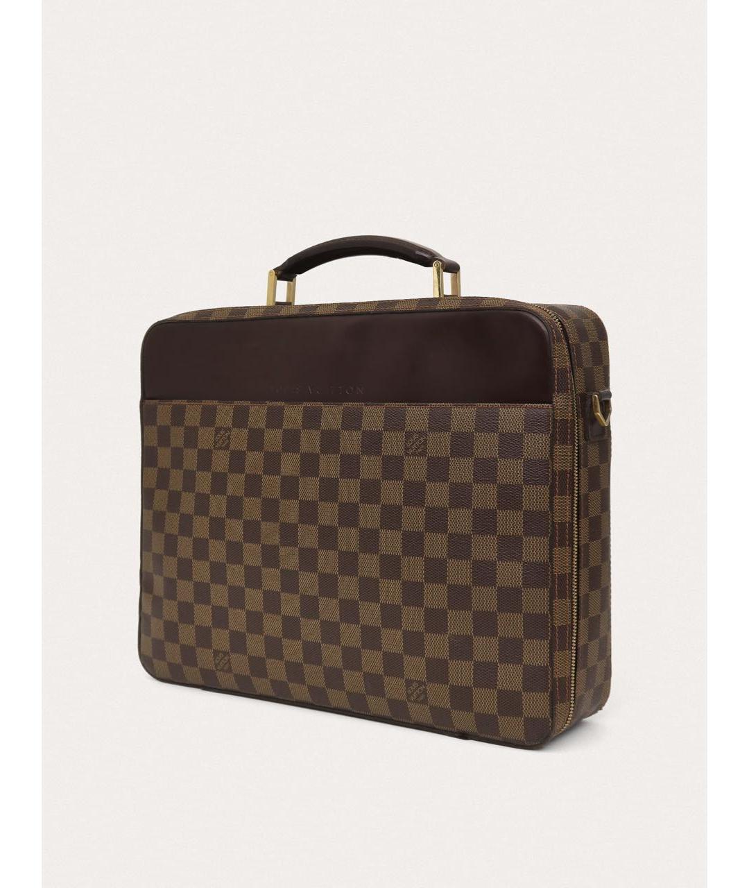 LOUIS VUITTON Коричневый портфель, фото 2