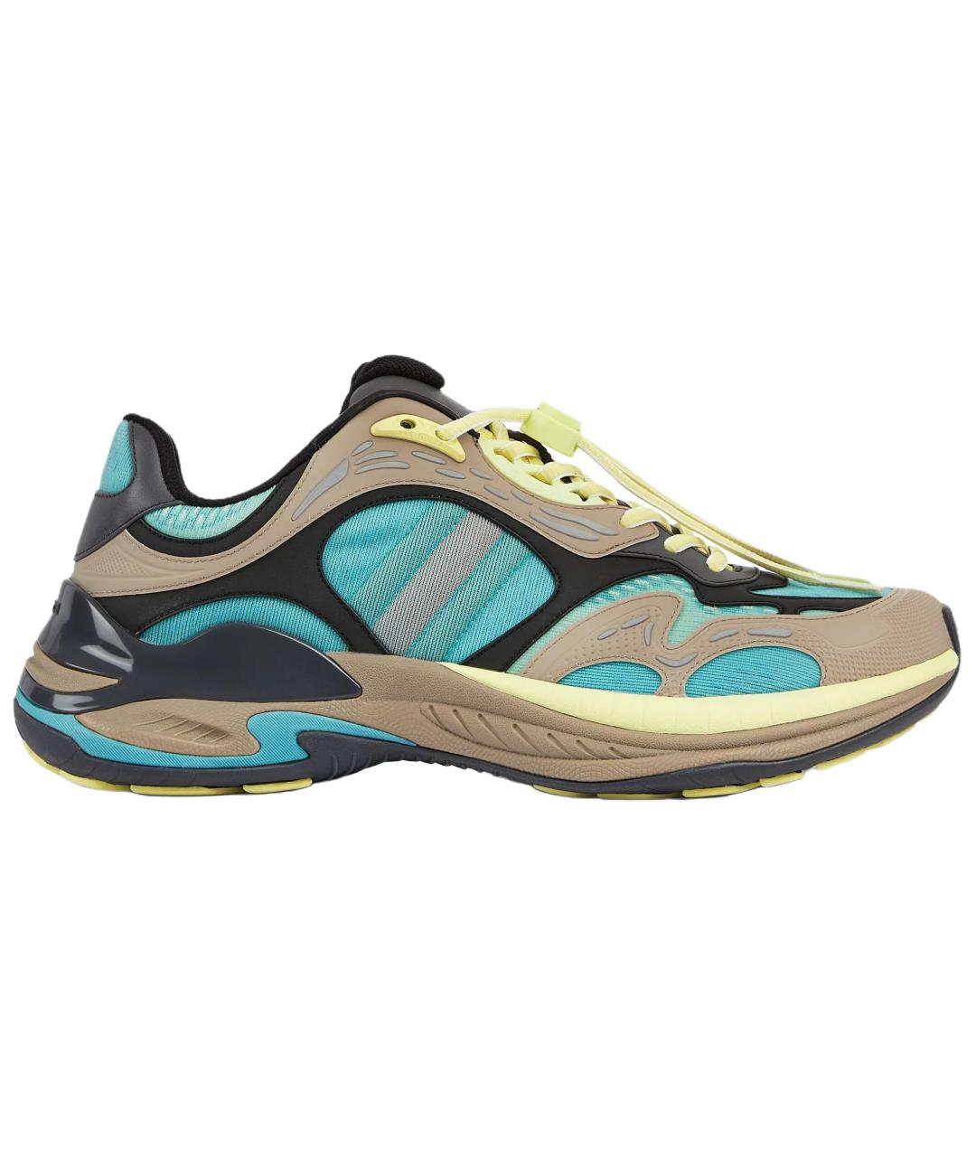 GUCCI Бежевые низкие кроссовки / кеды, фото 1