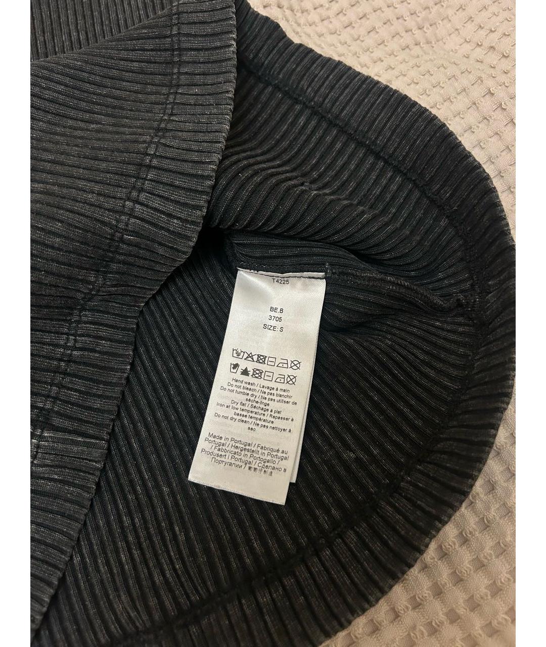 GANNI Антрацитовая хлопковая майка, фото 5