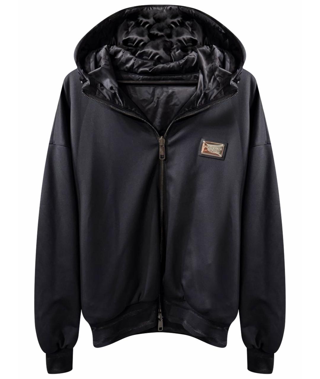 DOLCE&GABBANA Черная полиэстеровая куртка, фото 1