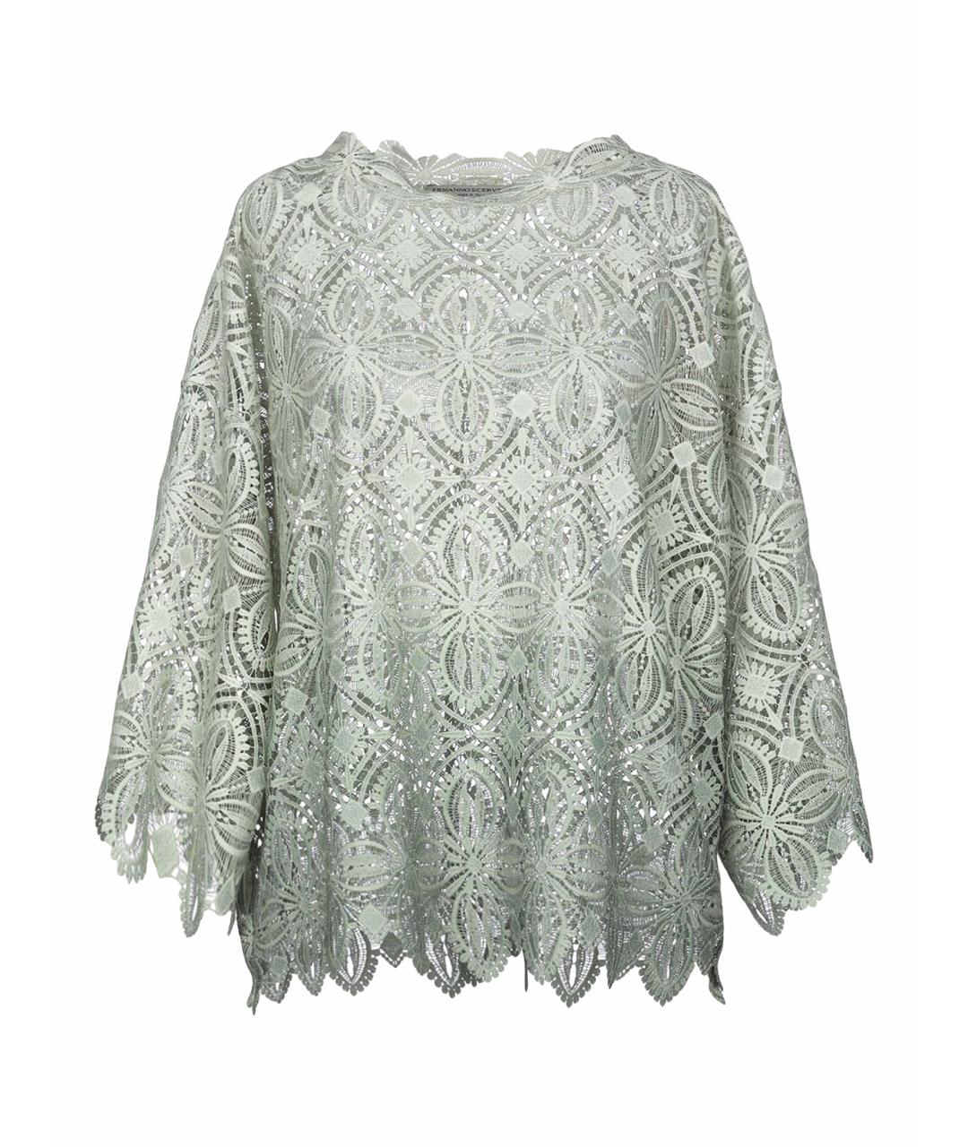 ERMANNO SCERVINO Зеленая полиэстеровая блузы, фото 1