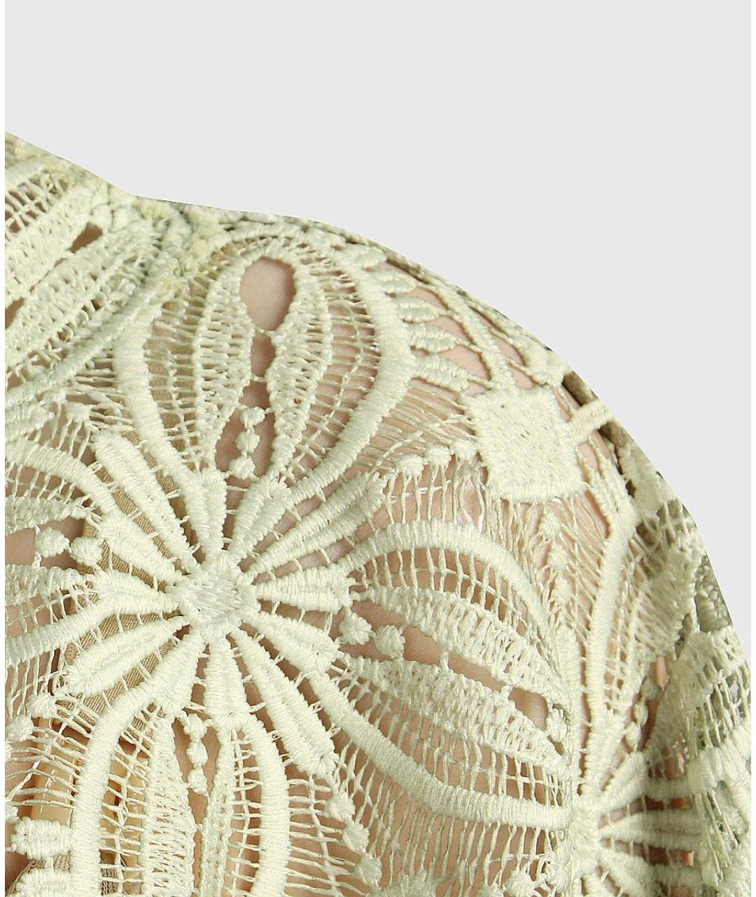 ERMANNO SCERVINO Зеленая полиэстеровая блузы, фото 6