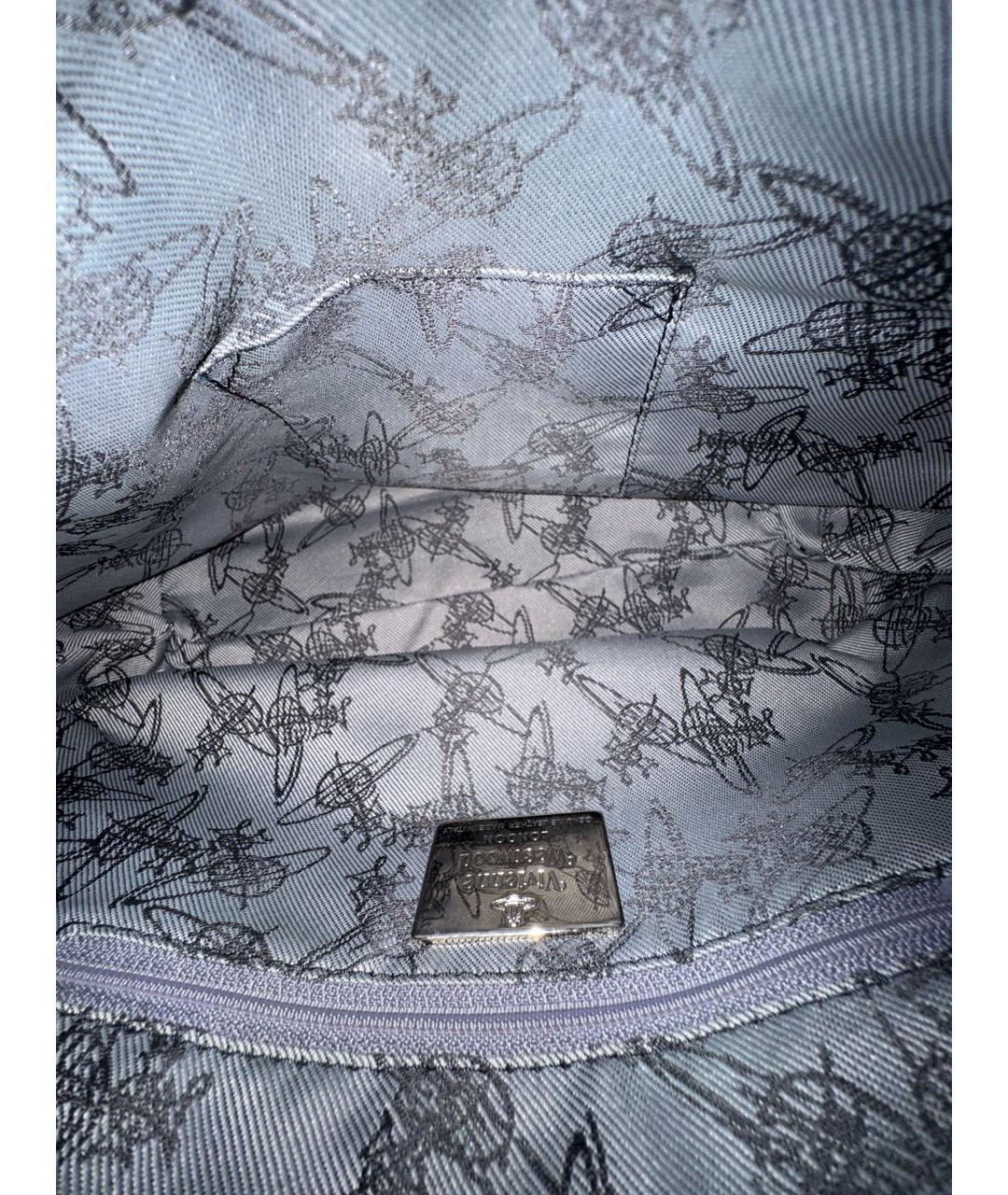 VIVIENNE WESTWOOD Зеленая сумка с короткими ручками, фото 4