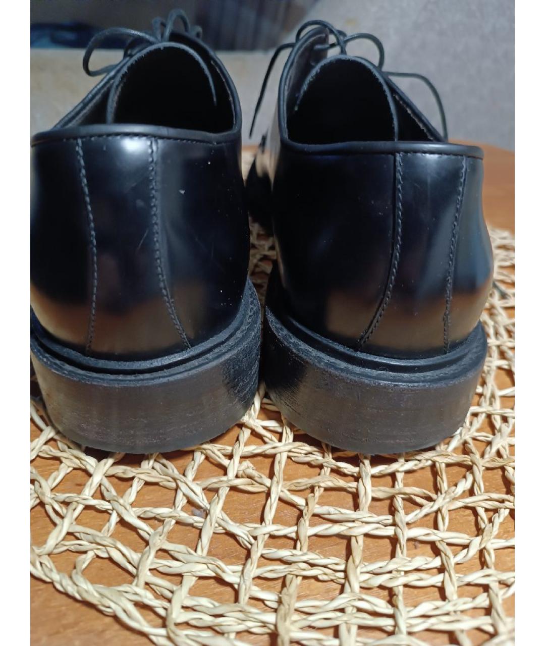 BARRETT Антрацитовые туфли из лакированной кожи, фото 4