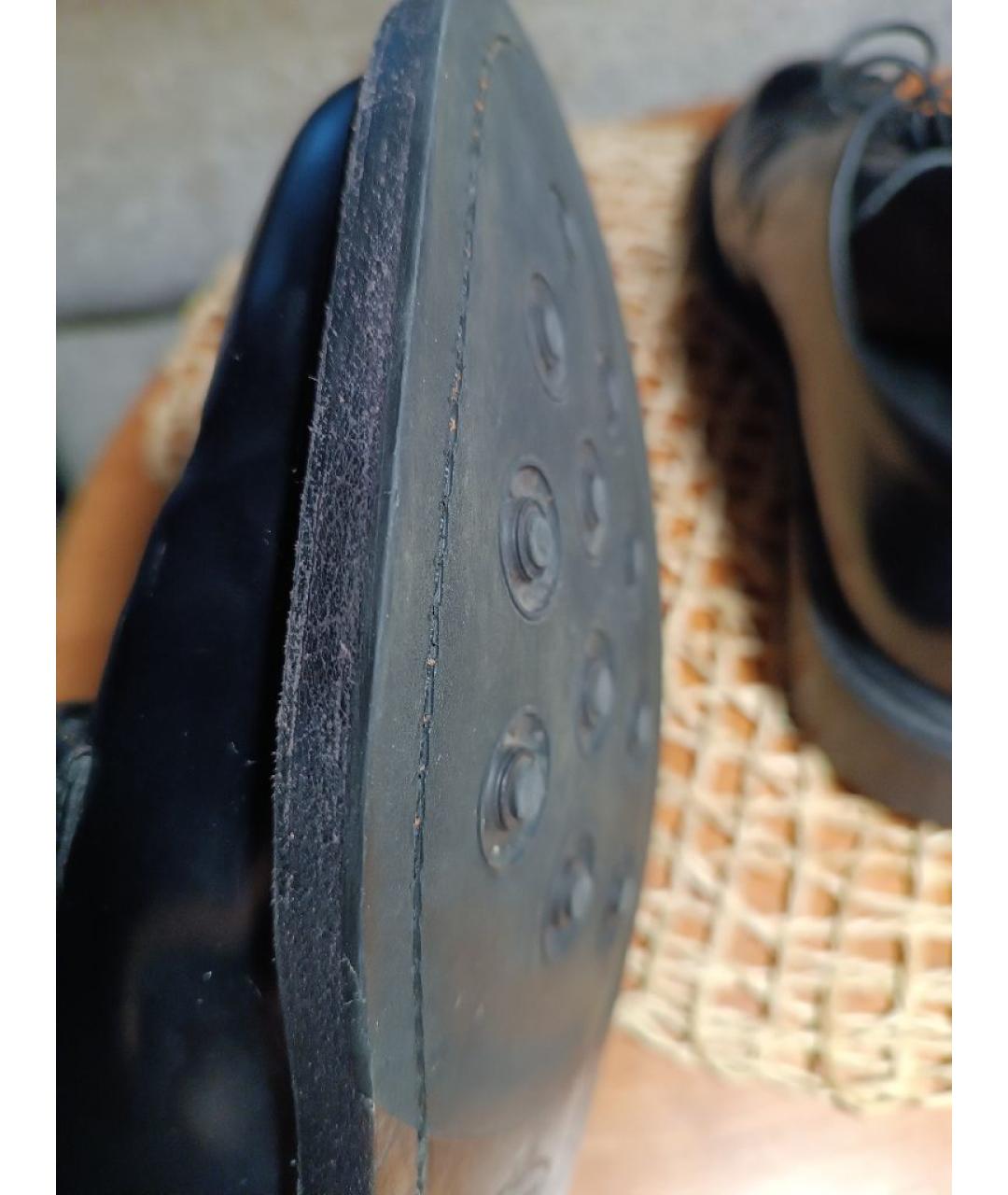 BARRETT Антрацитовые туфли из лакированной кожи, фото 6