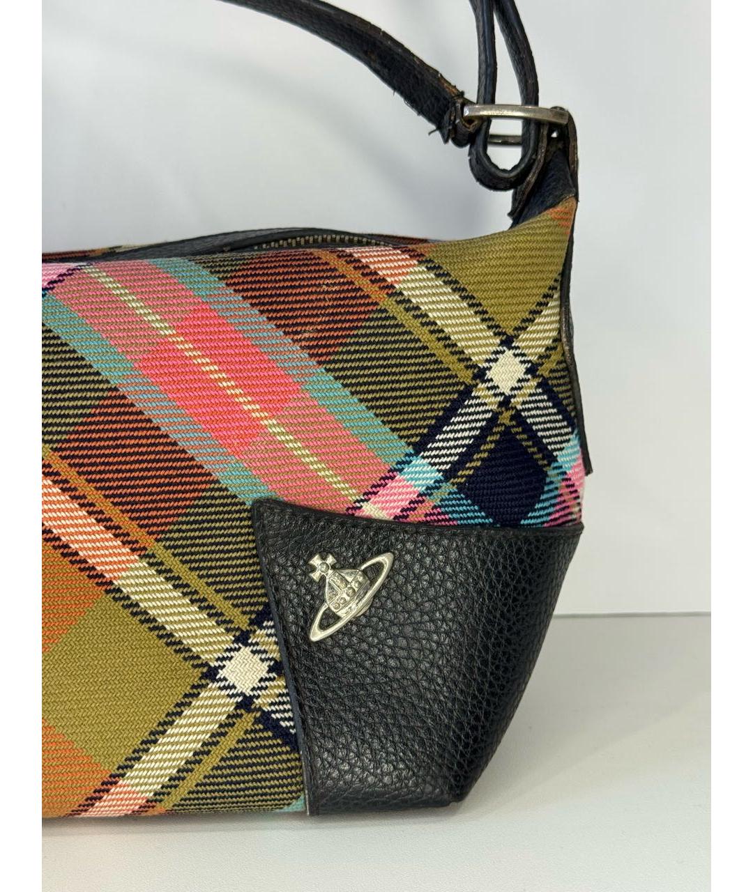VIVIENNE WESTWOOD Мульти тканевая сумка через плечо, фото 6
