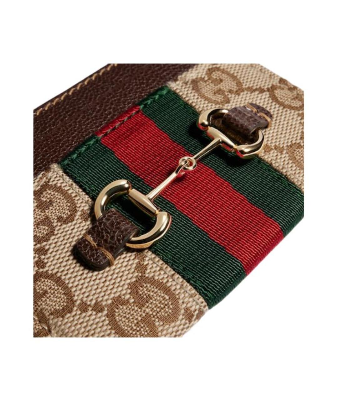 GUCCI Коричневый кардхолдер, фото 4