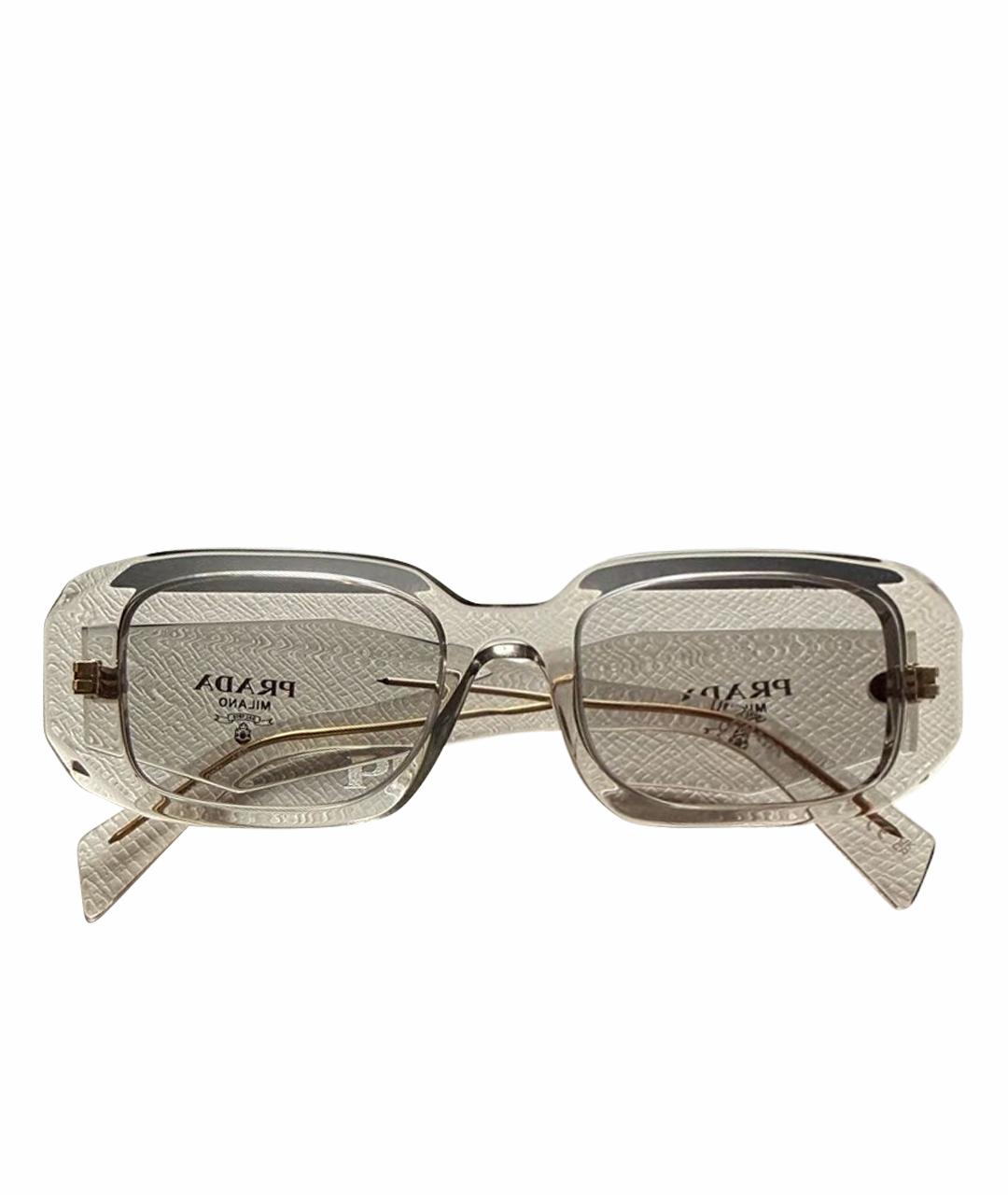 PRADA Серые пластиковые солнцезащитные очки, фото 1