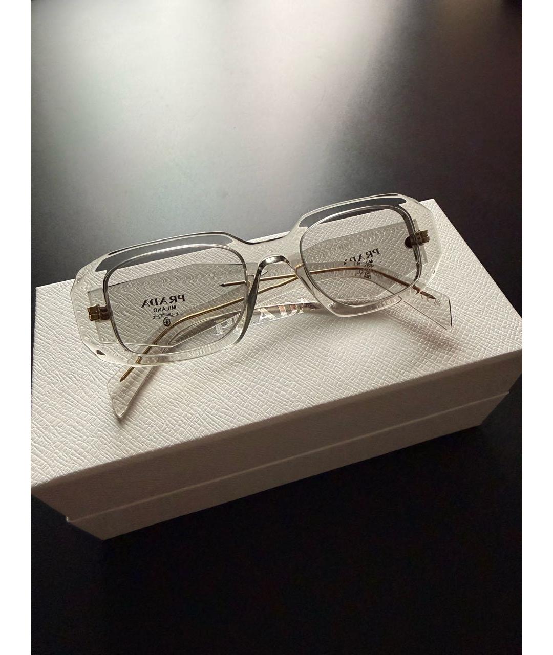 PRADA Серые пластиковые солнцезащитные очки, фото 7