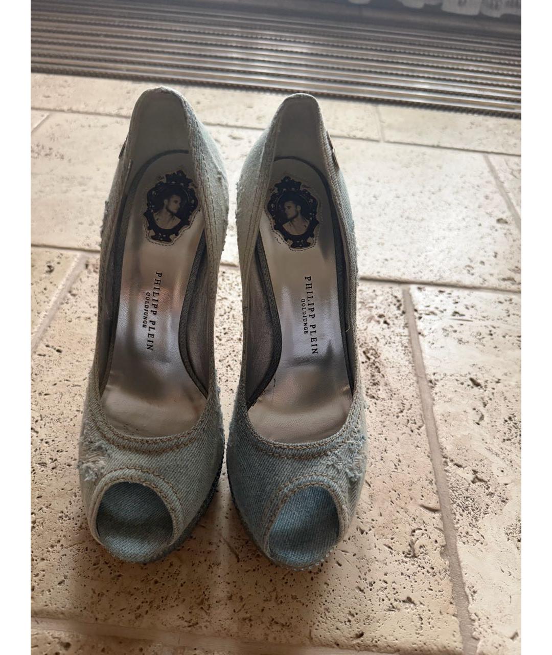 PHILIPP PLEIN Голубые туфли, фото 2