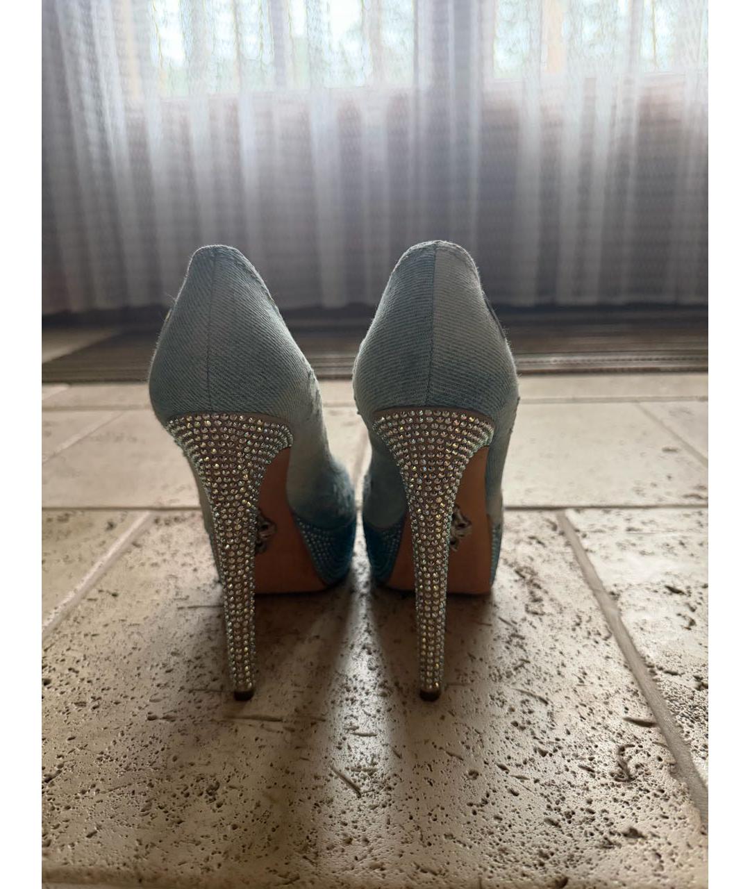 PHILIPP PLEIN Голубые туфли, фото 3