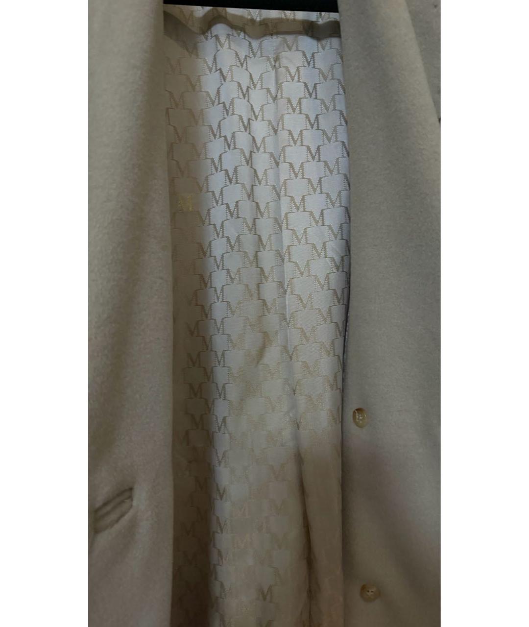 MAX MARA Бежевое шерстяное пальто, фото 5
