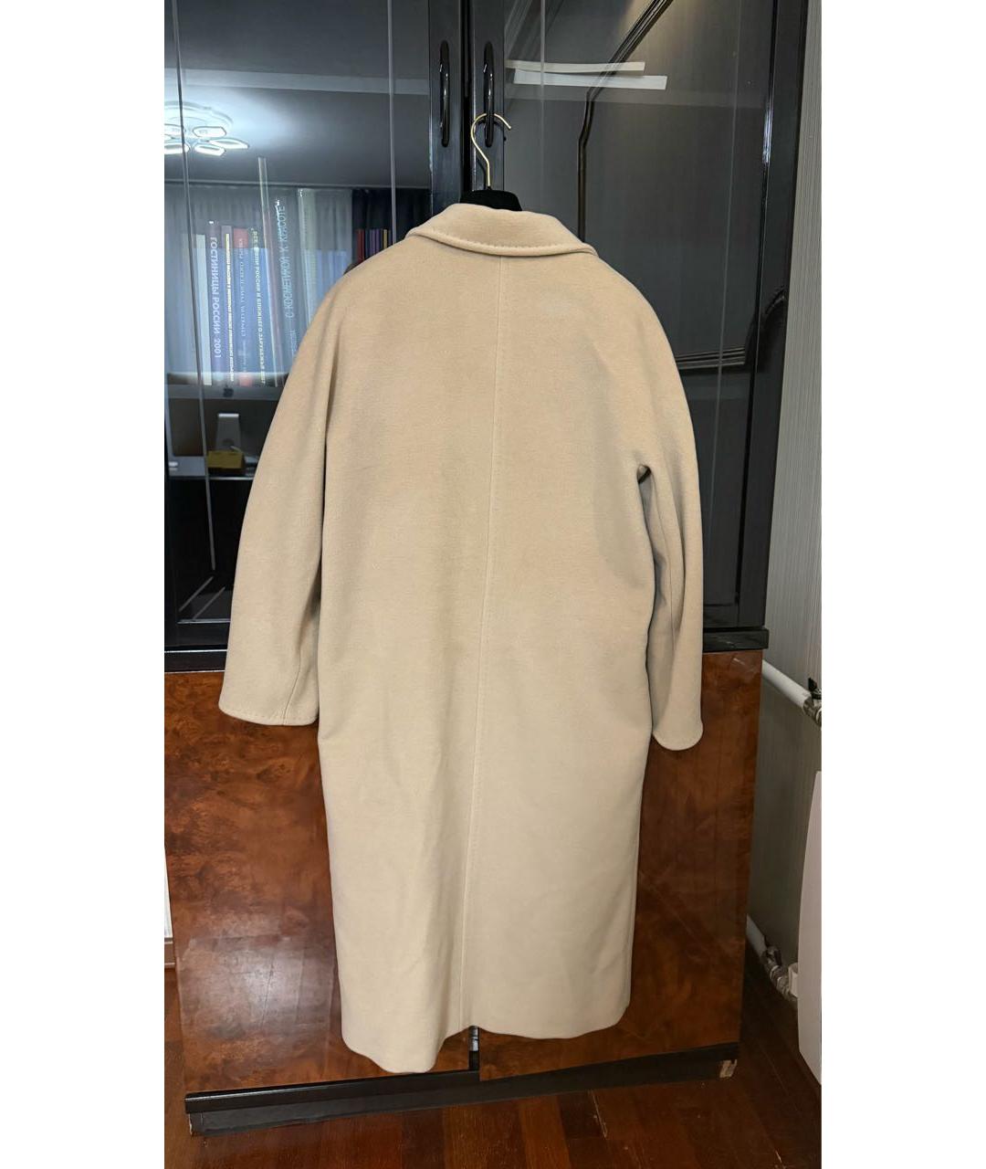MAX MARA Бежевое шерстяное пальто, фото 2
