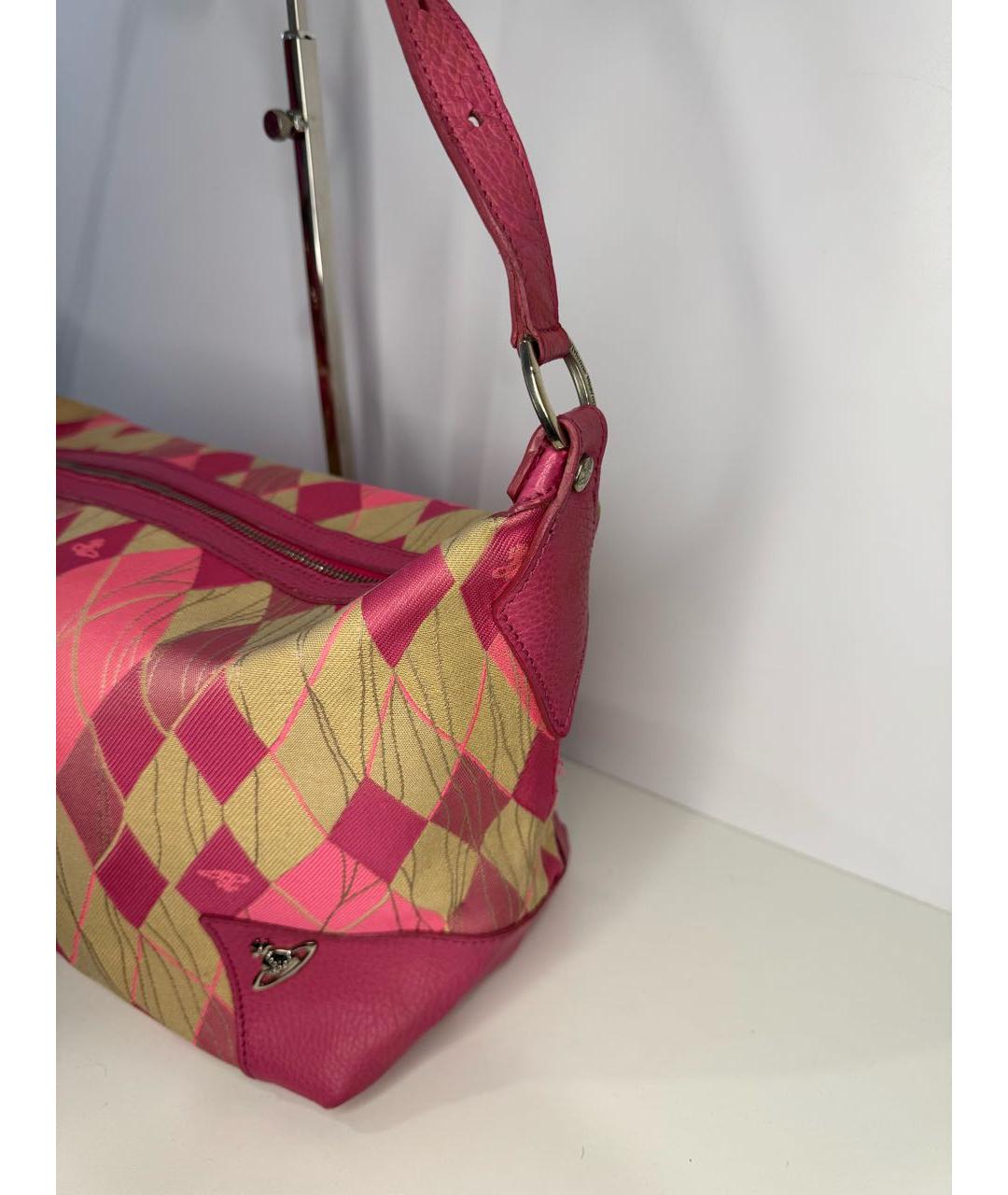 VIVIENNE WESTWOOD Розовая сумка через плечо, фото 6