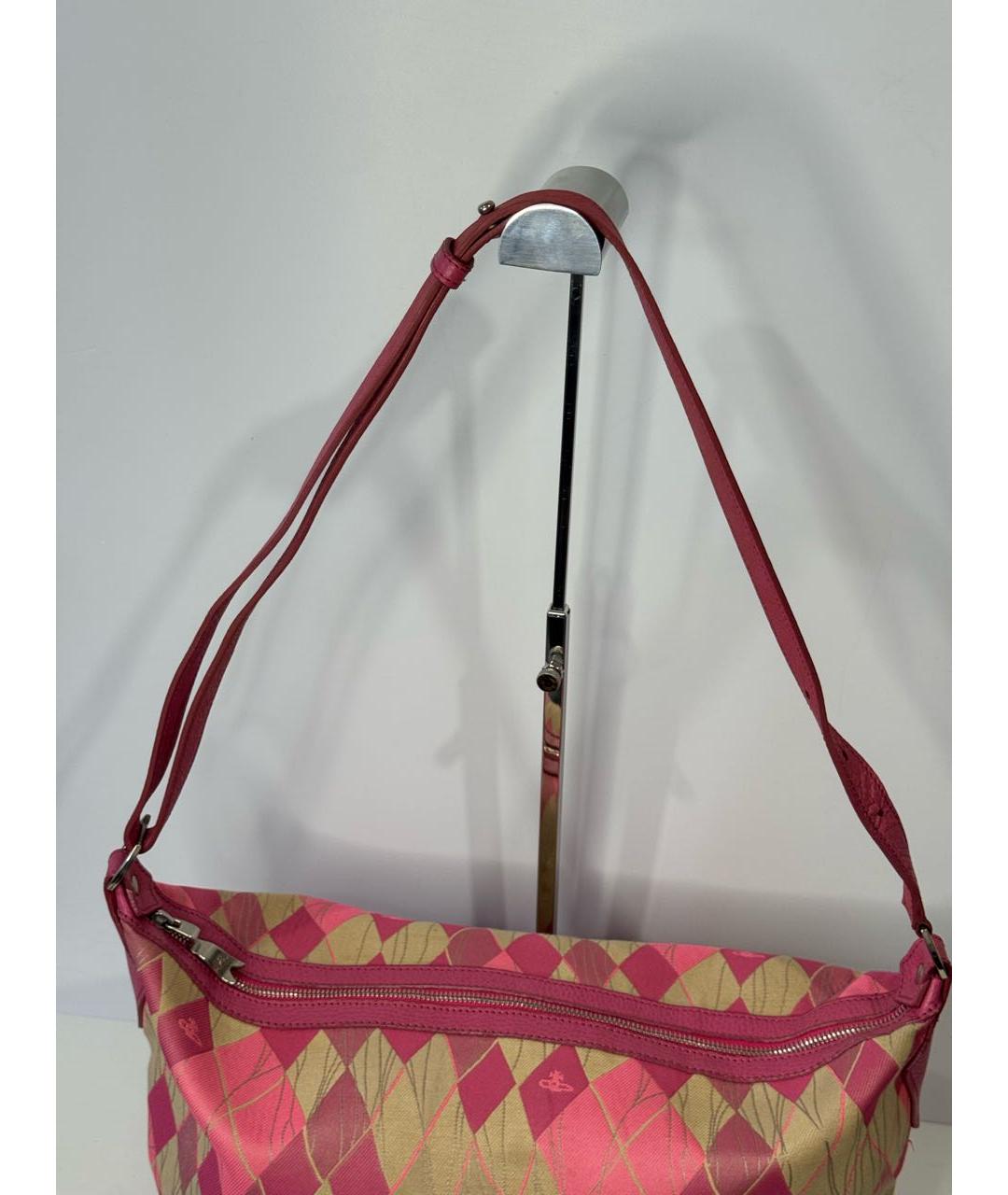 VIVIENNE WESTWOOD Розовая сумка через плечо, фото 3
