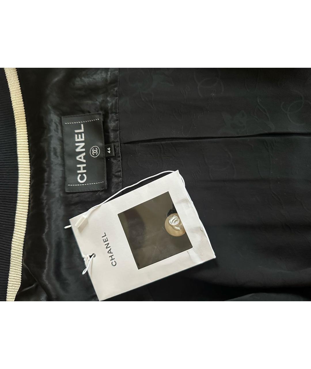 CHANEL Черная ацетатная куртка, фото 5