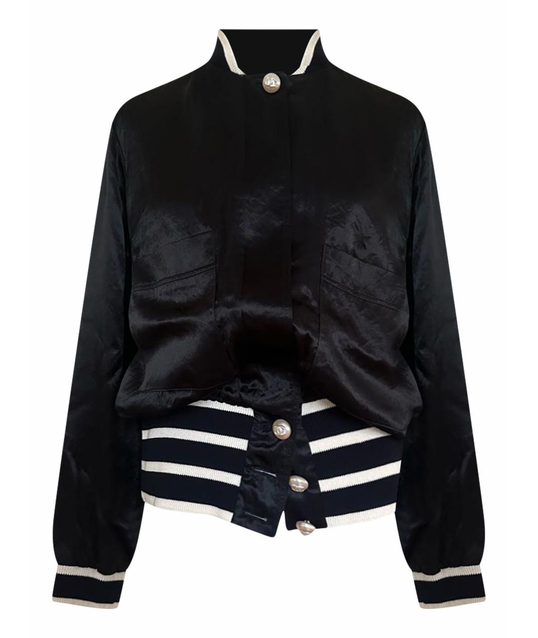 CHANEL Черная ацетатная куртка, фото 1