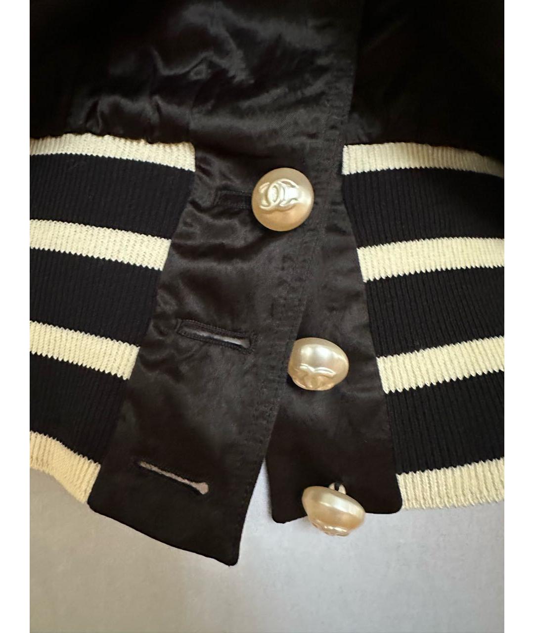 CHANEL Черная ацетатная куртка, фото 3