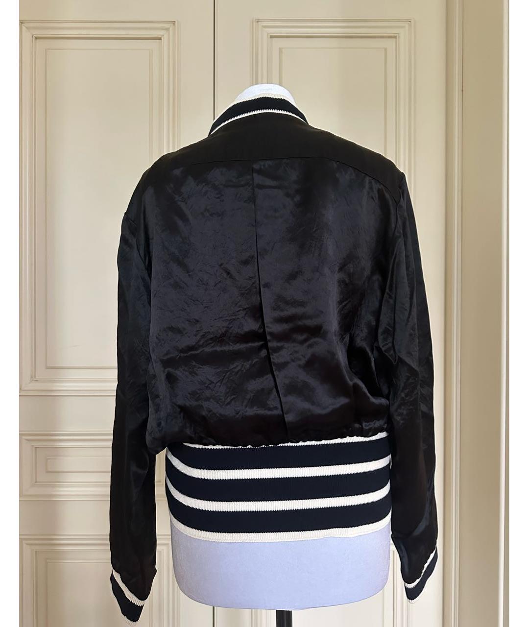 CHANEL Черная ацетатная куртка, фото 2