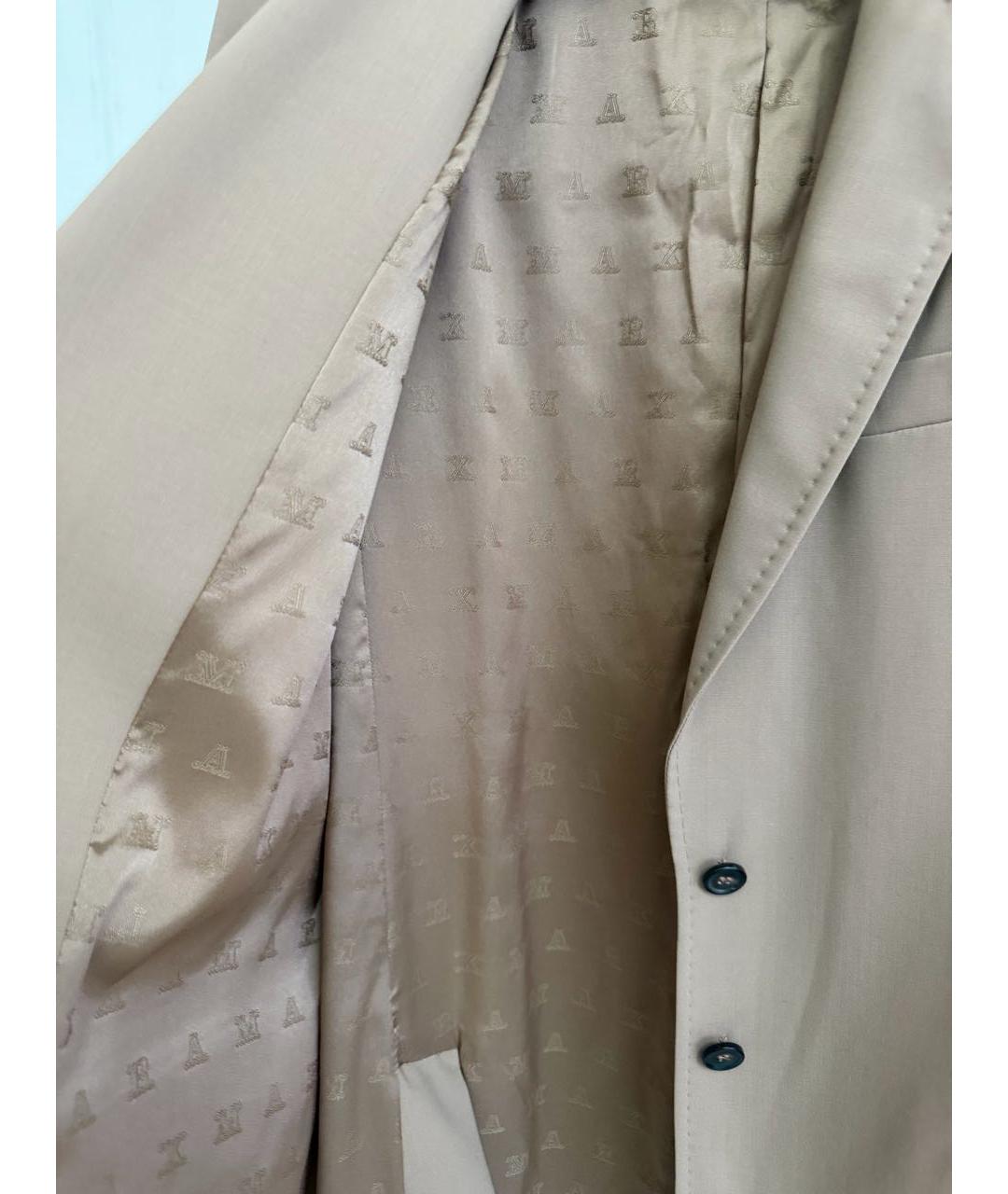 MAX MARA Коричневый шерстяной костюм с юбками, фото 8