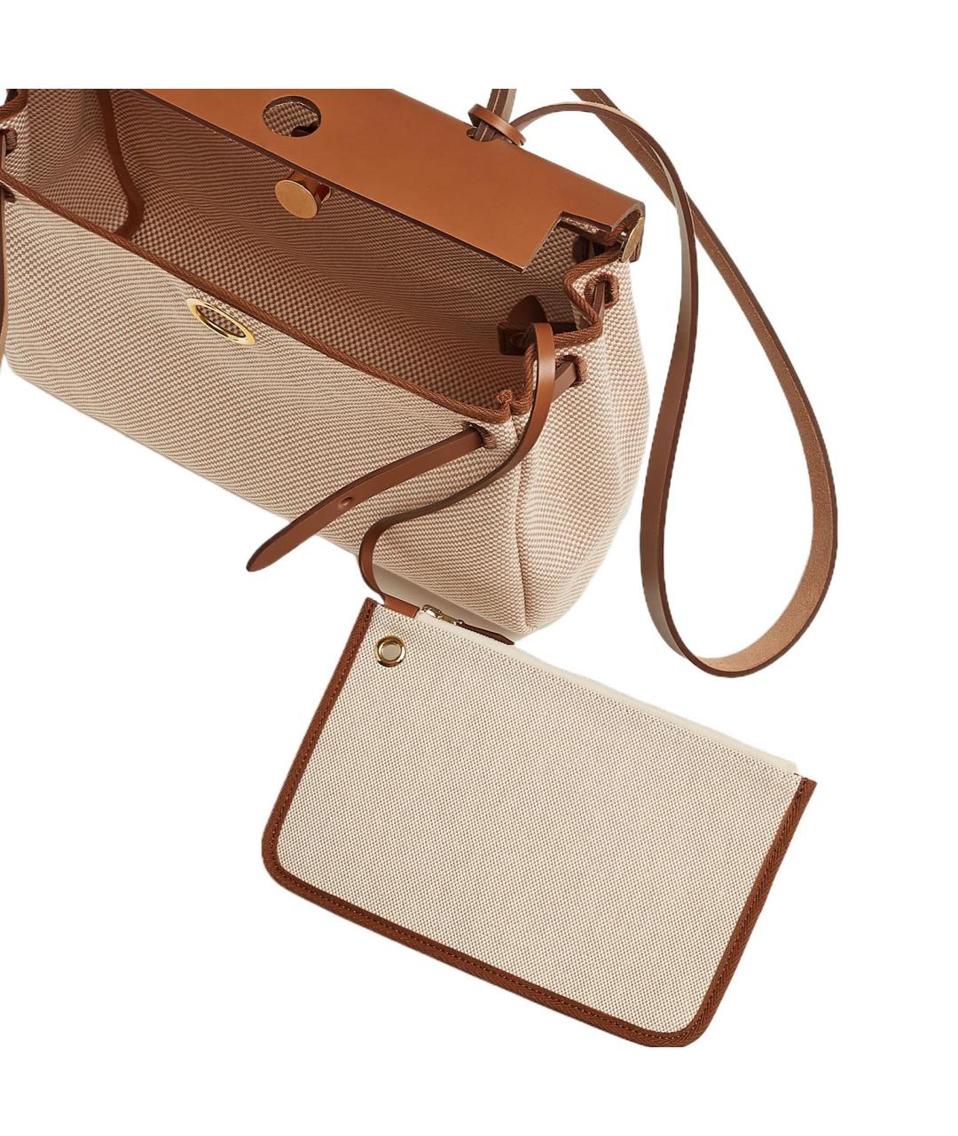 HERMES Коричневая сумка через плечо, фото 4