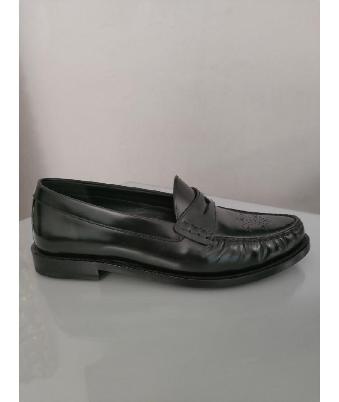 CELINE Черные кожаные лоферы, фото 7