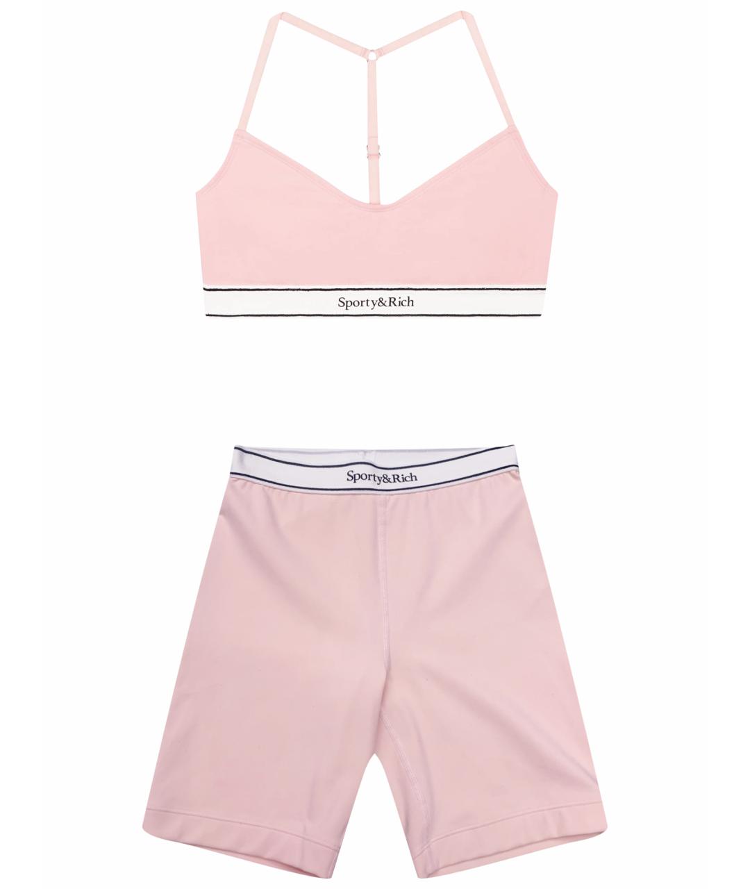 SPORTY AND RICH Коралловый костюм с брюками, фото 1