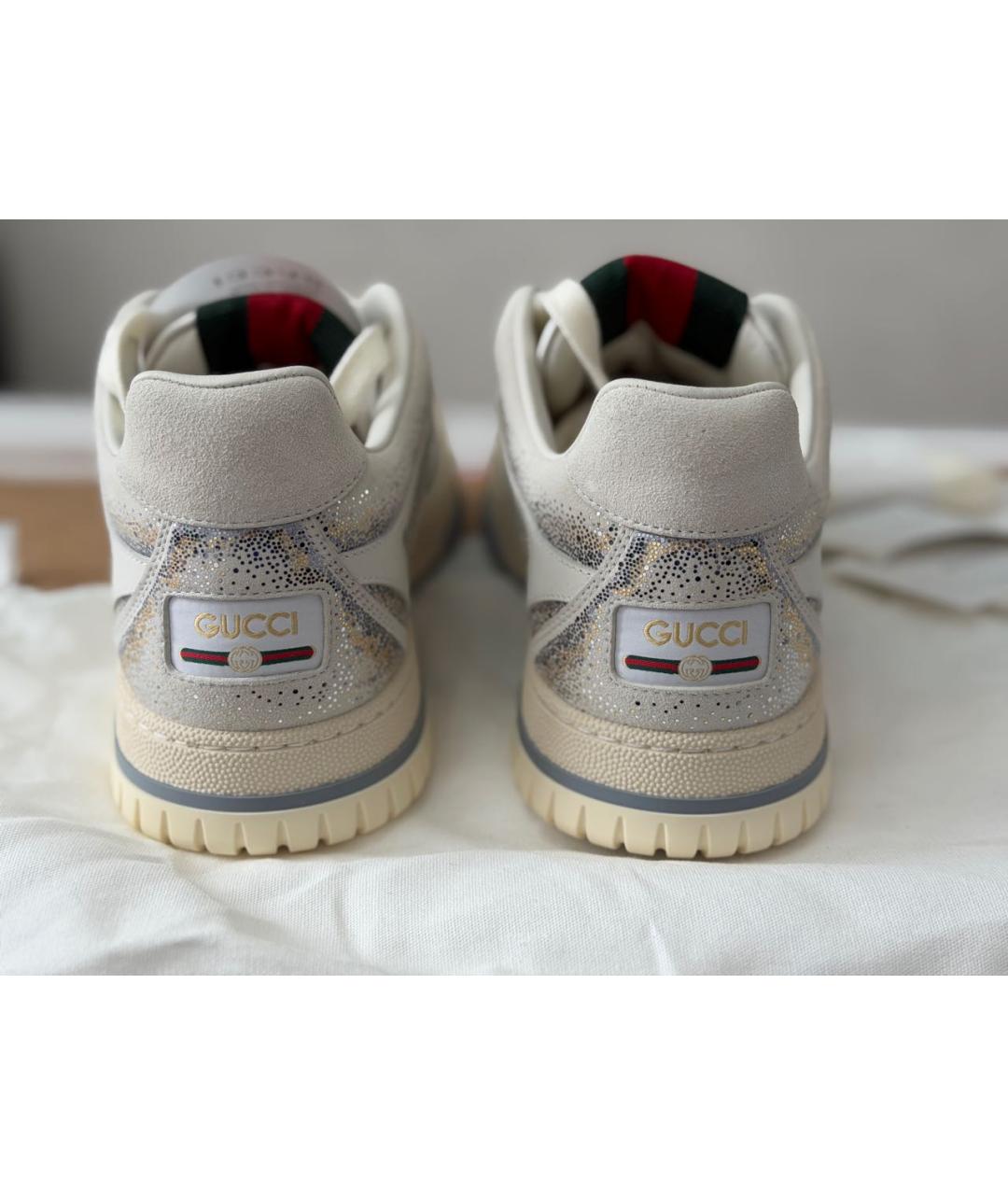 GUCCI Кожаные кроссовки, фото 3