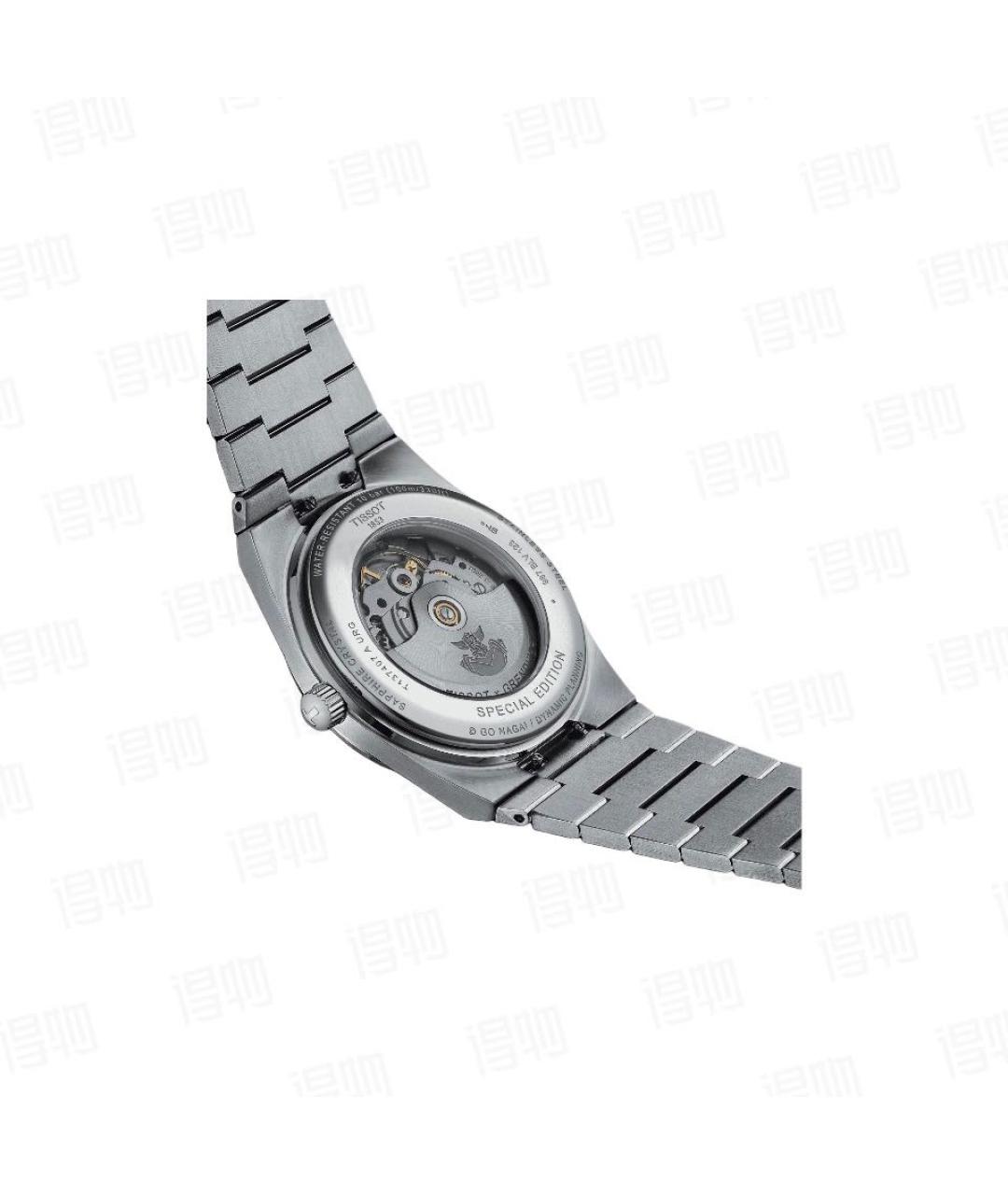 TISSOT Серебряные стальные часы, фото 3