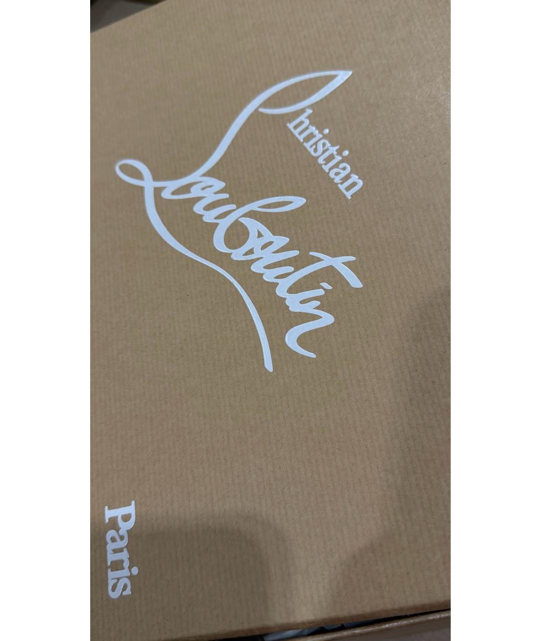 CHRISTIAN LOUBOUTIN Черные туфли из лакированной кожи, фото 4