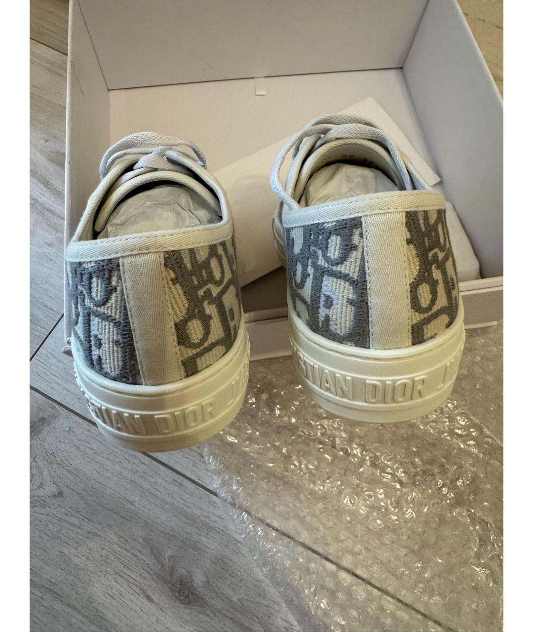 DIOR BEAUTY Серые кеды, фото 4
