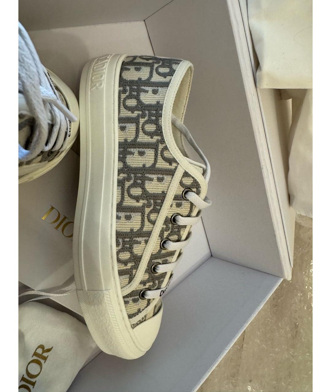 DIOR BEAUTY Серые кеды, фото 7