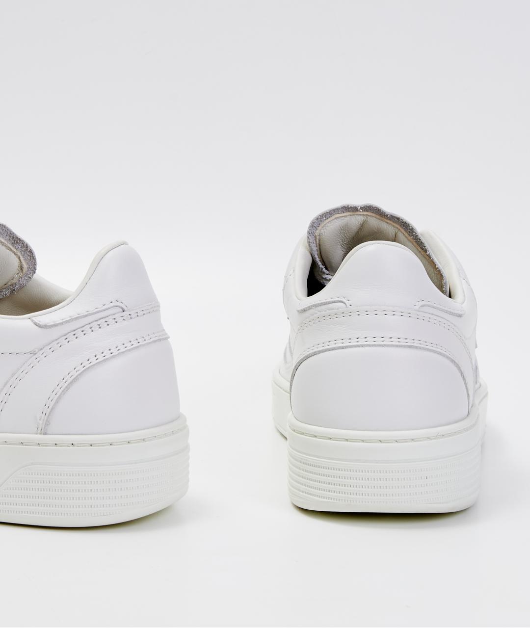 CHANEL Белые кожаные кроссовки, фото 3