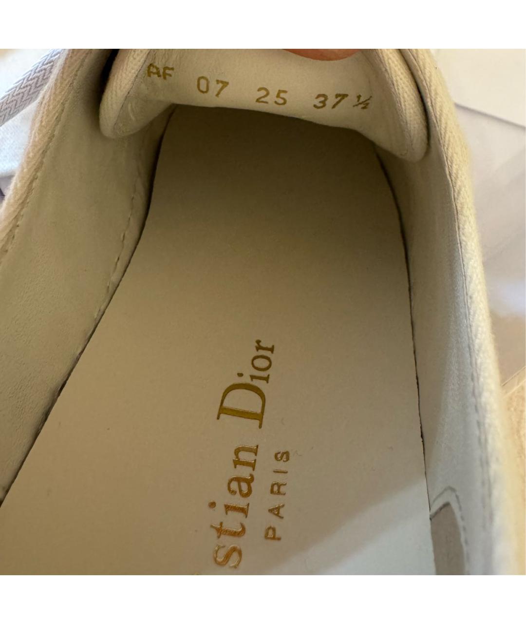 CHRISTIAN DIOR Серые кеды, фото 6