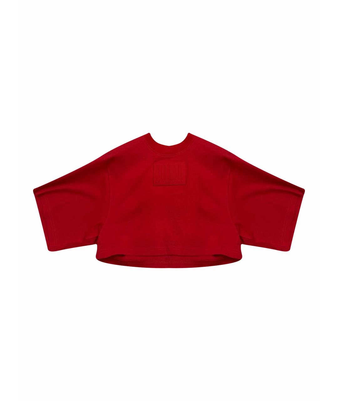 VETEMENTS Красная футболка, фото 1