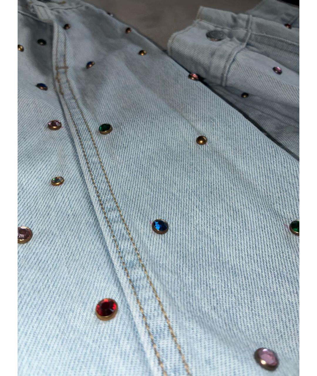 LEVI'S Голубая хлопковая куртка, фото 8