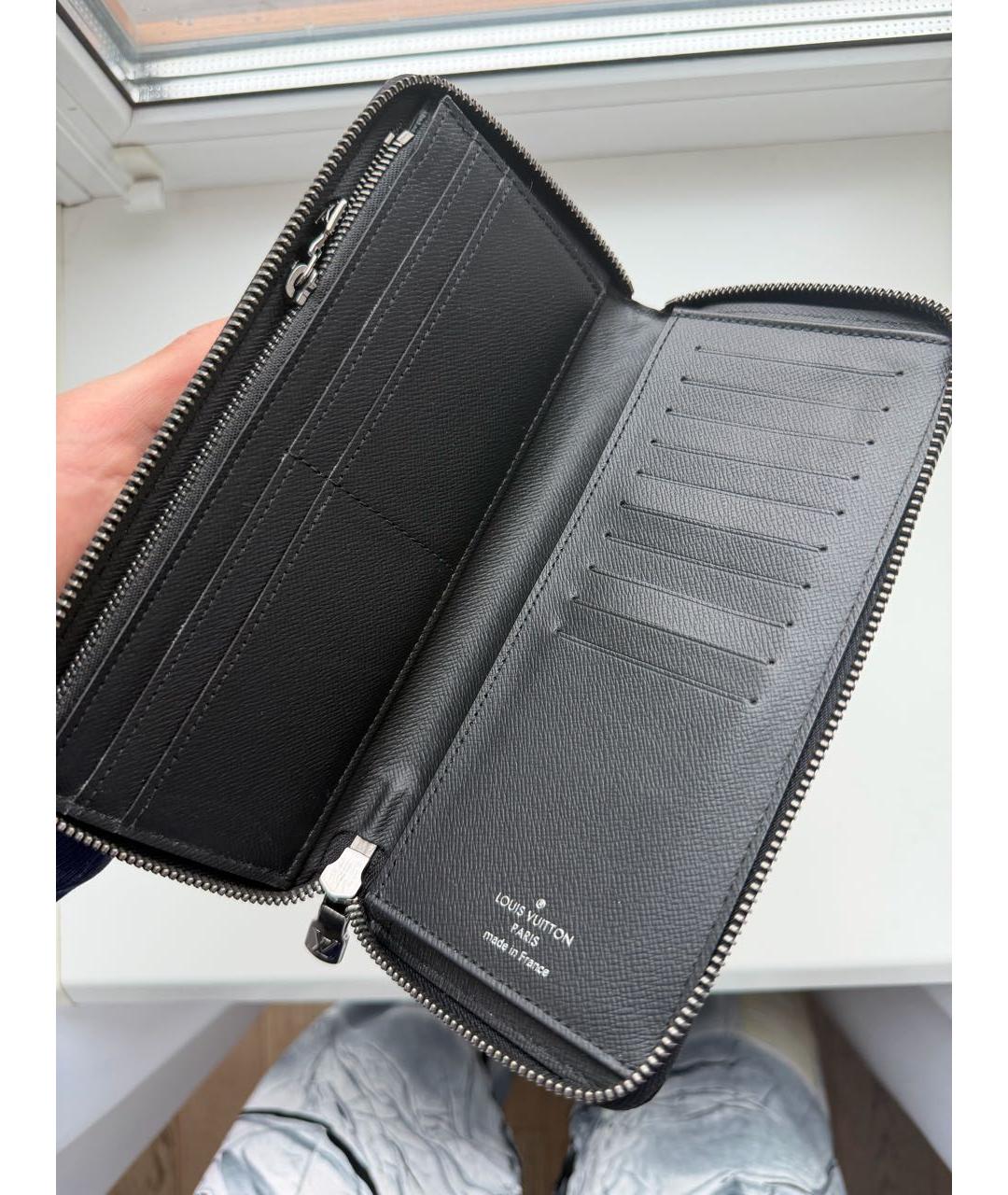 LOUIS VUITTON Черный кошелек, фото 3