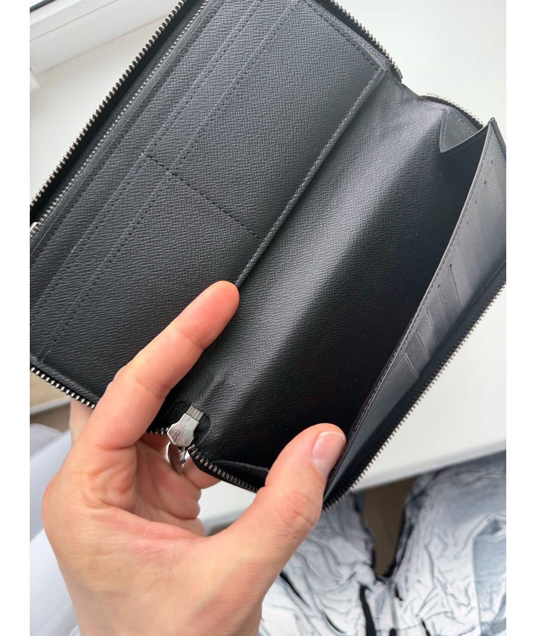 LOUIS VUITTON Черный кошелек, фото 4