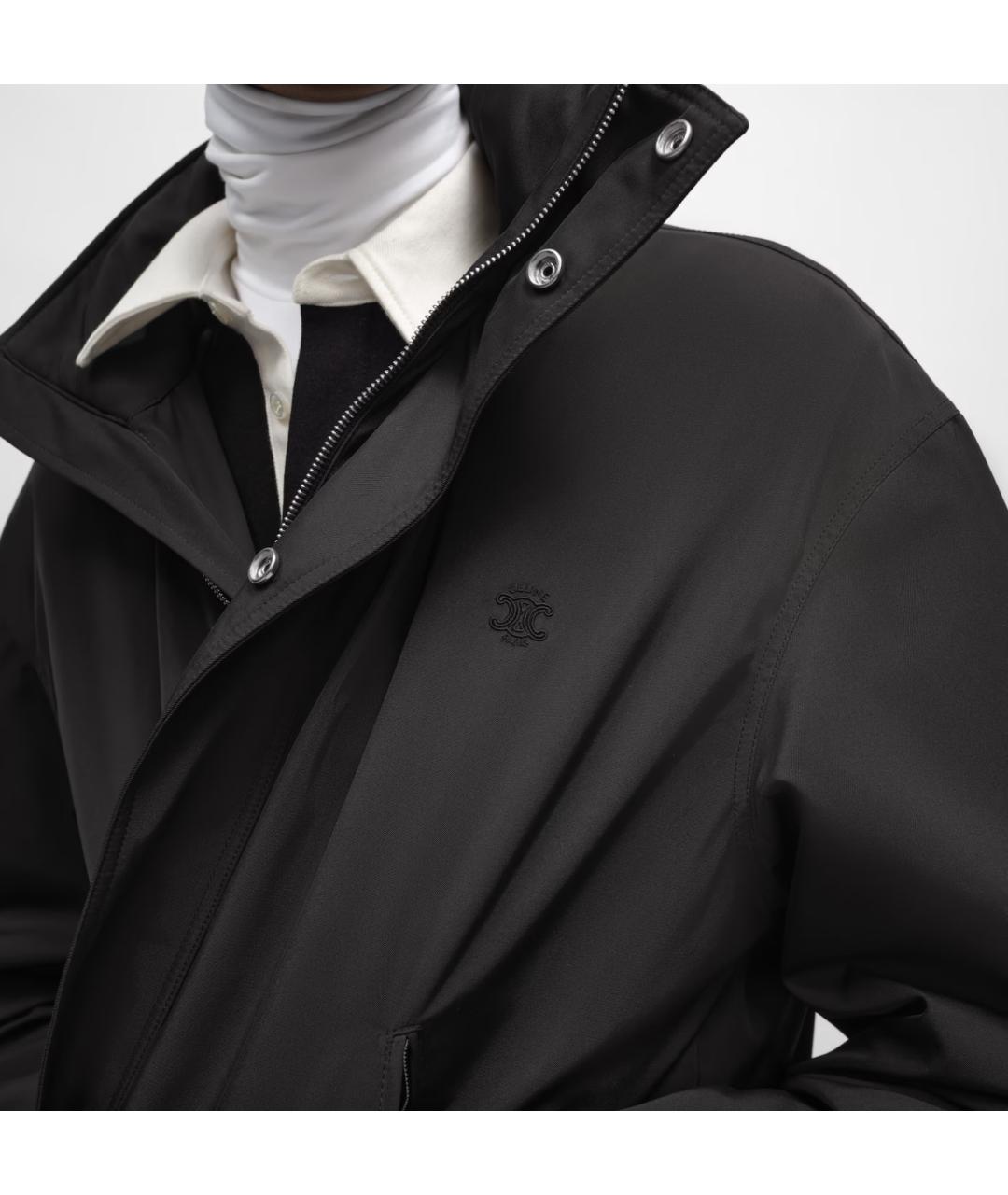 CELINE Черная полиамидовая куртка, фото 5