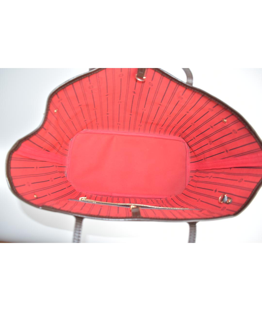 LOUIS VUITTON Коричневая сумка тоут, фото 4