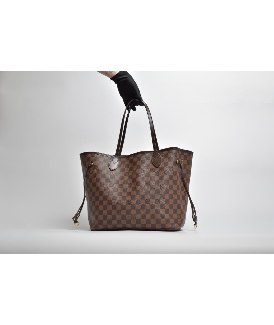 LOUIS VUITTON Коричневая сумка тоут, фото 3